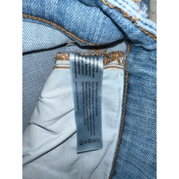 Eileen Fisher light wash - organic cotton - slim jeans - size 6 - F31 - Picture 4 of 6